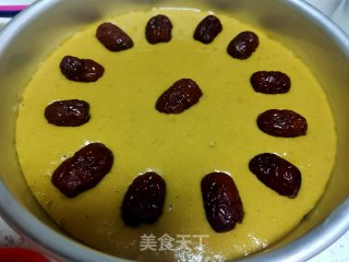 玉米面红糖红枣发糕的做法步骤：20