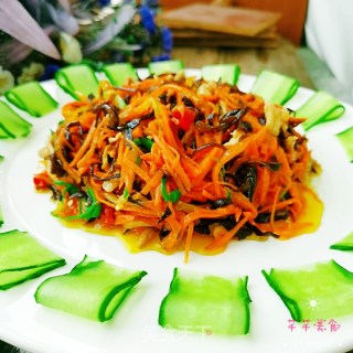 鱼香肉丝的做法步骤：11