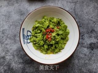 榆钱鸡蛋饼的做法步骤：5