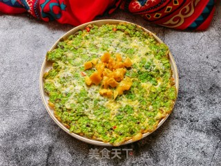 榆钱鸡蛋饼的做法步骤：15