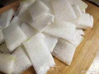 鲜虾焖冬瓜的做法步骤：3