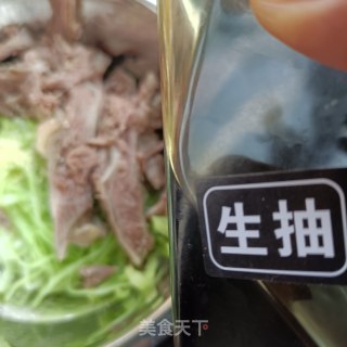 圆白菜拌驴肉的做法步骤：10