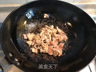 火麻仁鲜蘑肉片的做法步骤：4