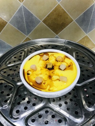 瑶柱蒸水蛋的做法步骤：9