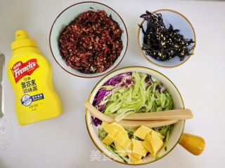 低脂减重主食❗️杂粮时蔬卷❗️好吃不长胖的做法步骤：1