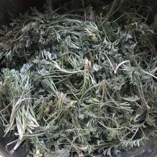 白蒿麦饭的做法步骤：1