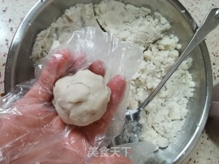 地瓜芝麻饼的做法步骤：8