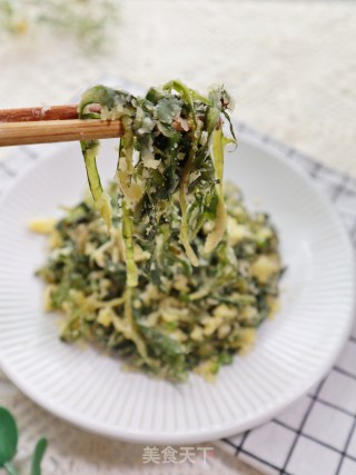 春季一口鲜❤️蒲公英蒸菜❗️蒸时令野菜的做法步骤：10