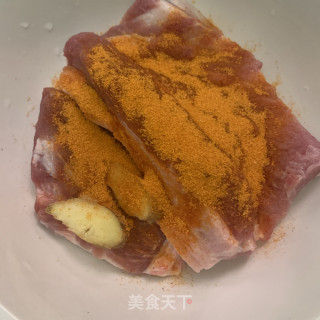 烤奥尔良五花肉的做法步骤：2