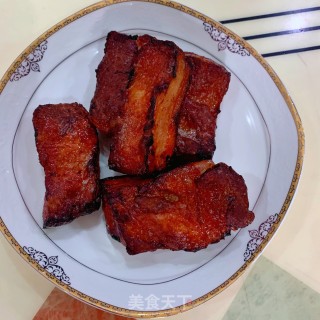 烤奥尔良五花肉的做法步骤：7
