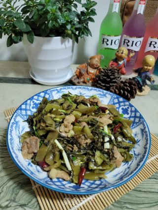 酸菜炒瘦肉的做法步骤：9