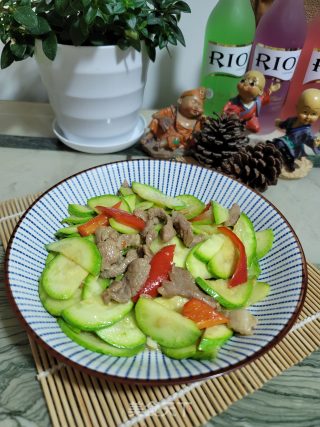 云南小瓜炒肉片的做法步骤：9