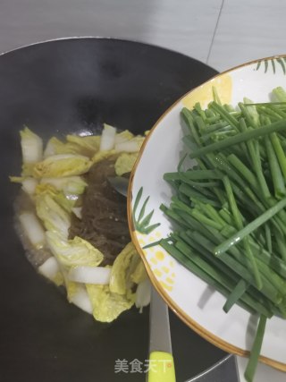 大白菜炒粉丝的做法步骤：7