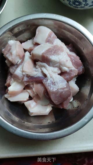 五花肉烧笋干的做法步骤：4