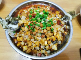 肉末多宝鱼的做法步骤：11