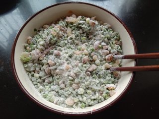 野蒜粑粑的做法步骤：8