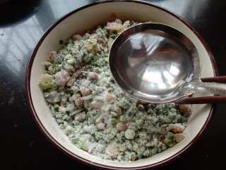 野蒜粑粑的做法步骤：9