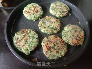 野蒜粑粑的做法步骤：13
