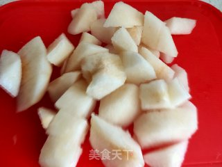 银耳莲子百合梨羹的做法步骤：3