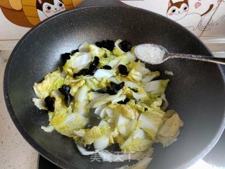 醋溜木耳娃娃菜的做法步骤：11