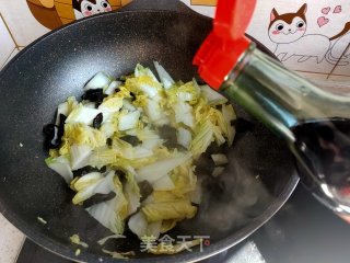 醋溜木耳娃娃菜的做法步骤：12