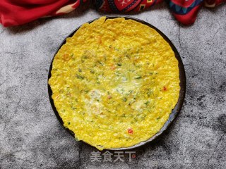 松柳苗鸡蛋饼的做法步骤：12