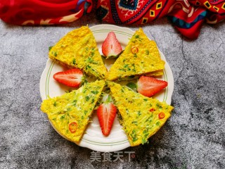 松柳苗鸡蛋饼的做法步骤：17