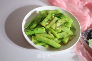 素炒黄瓜的做法步骤：6