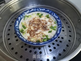 虾仁鸡蛋糕的做法步骤：4