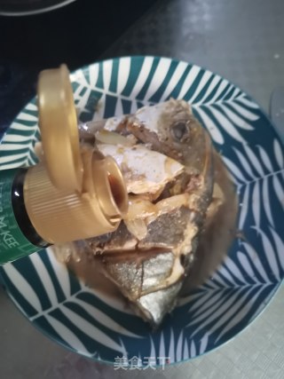 清蒸海昌鱼????头的做法步骤：5