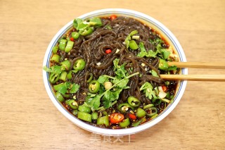 凉拌酸辣蕨粉的做法步骤：7