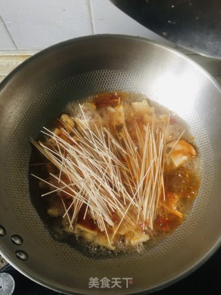 香菇豆腐汤面的做法步骤：7