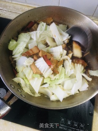 红烧肉烩菜的做法步骤：8