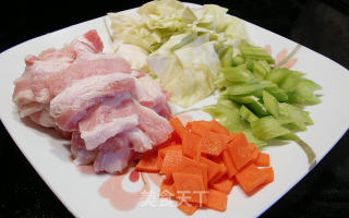 味噌小炒肉的做法步骤：1