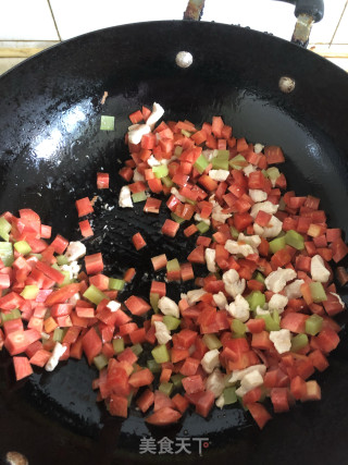 胡萝卜咖喱鸡肉羹的做法步骤：4