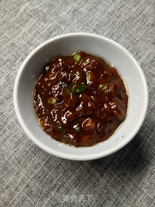 小葱炸豆瓣酱的做法步骤：5