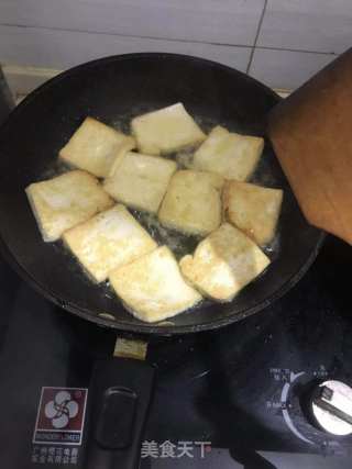 豆腐烧肉的做法步骤：2