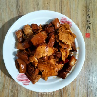 豆腐烧肉的做法步骤：8