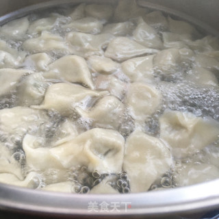 油泼芹菜鲜肉水饺的做法步骤：10