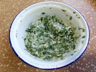 香菜鸡蛋饼的做法步骤：4