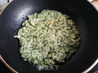 香菜鸡蛋饼的做法步骤：6