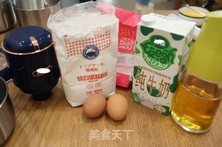 海绵杯子蛋糕的做法步骤：1