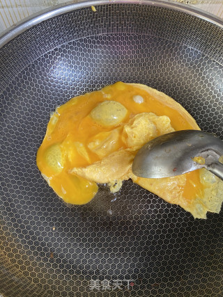 蒜薹炒鸡蛋的做法步骤：7