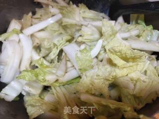 肉片炒白菜的做法步骤：3