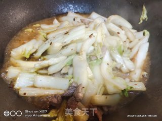 肉片炒白菜的做法步骤：7