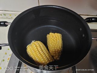芋头玉米荷兰豆沙拉的做法步骤：1