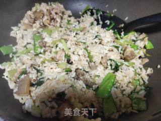 芹菜荷兰豆肉片炒饭的做法步骤：7