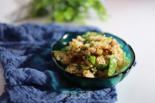 芹菜荷兰豆肉片炒饭的做法步骤：8