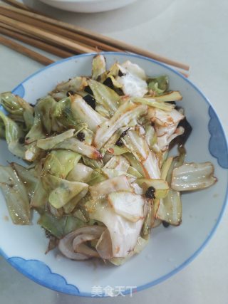 炒白菜的做法步骤：4