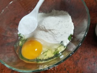 豆角燕麦煎饼的做法步骤：6